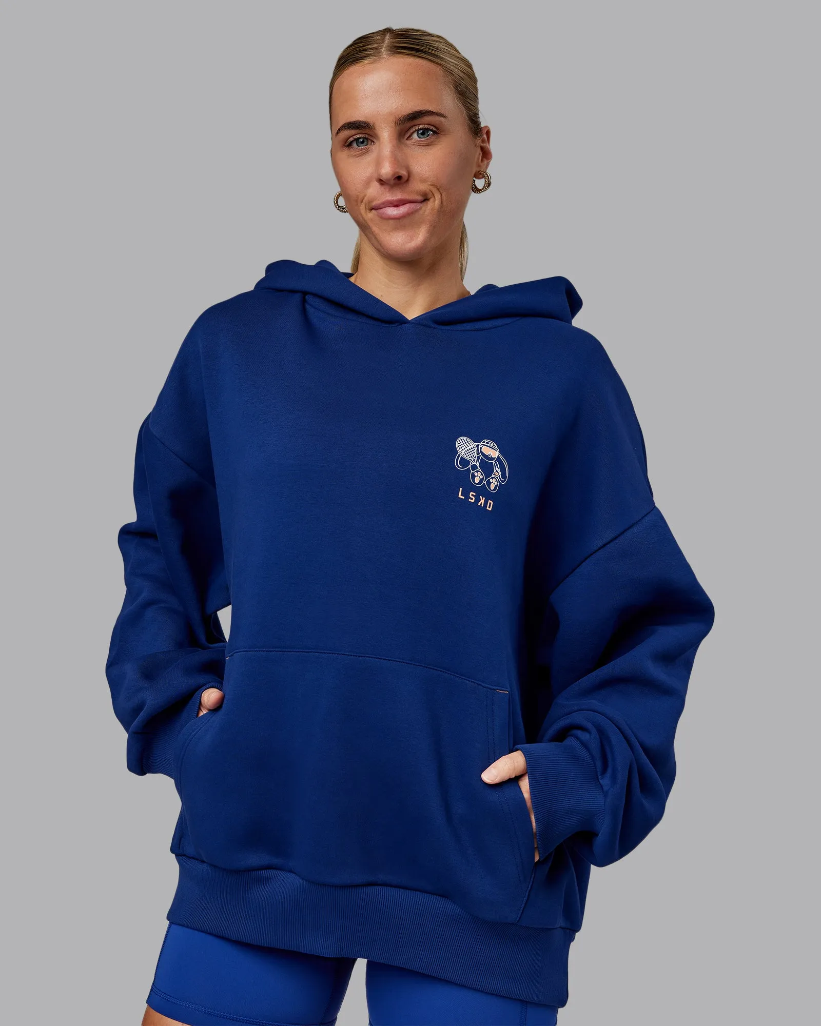 Unisex Appreciate the Small Things Oversized Hoodie - Midnight Blue
