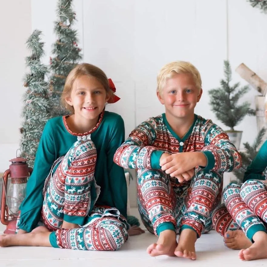 Unisex Set: {Fireside Fair Isle Lounge}