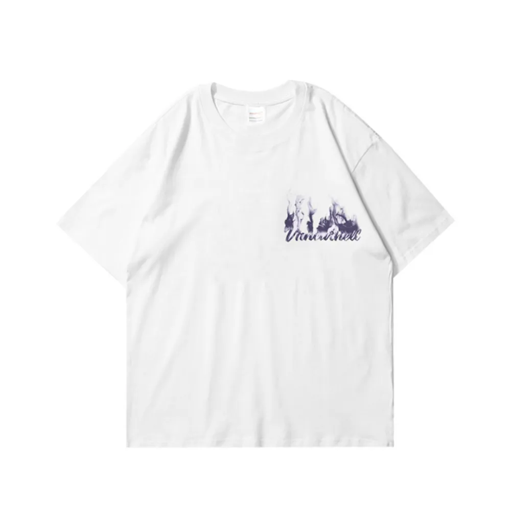 Urban Street Flame Heart Graphic T-Shirt