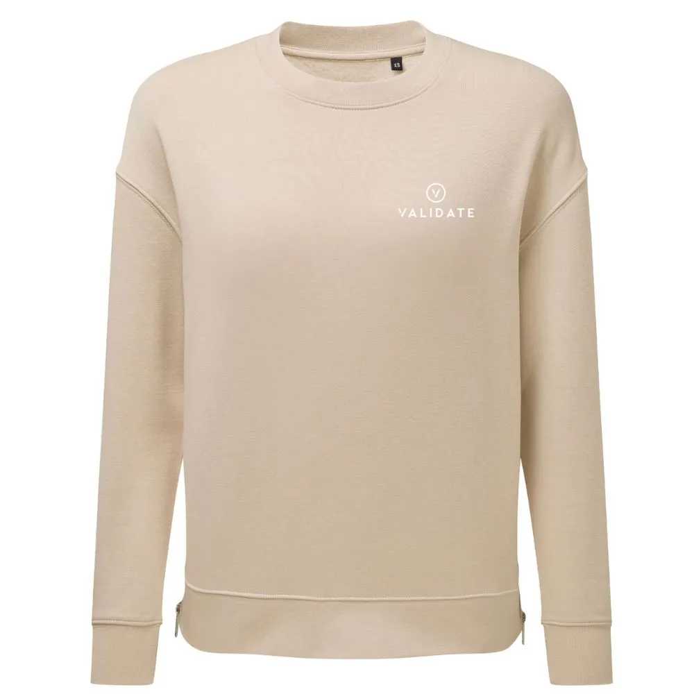 Validate Zip Sweatshirt Nude