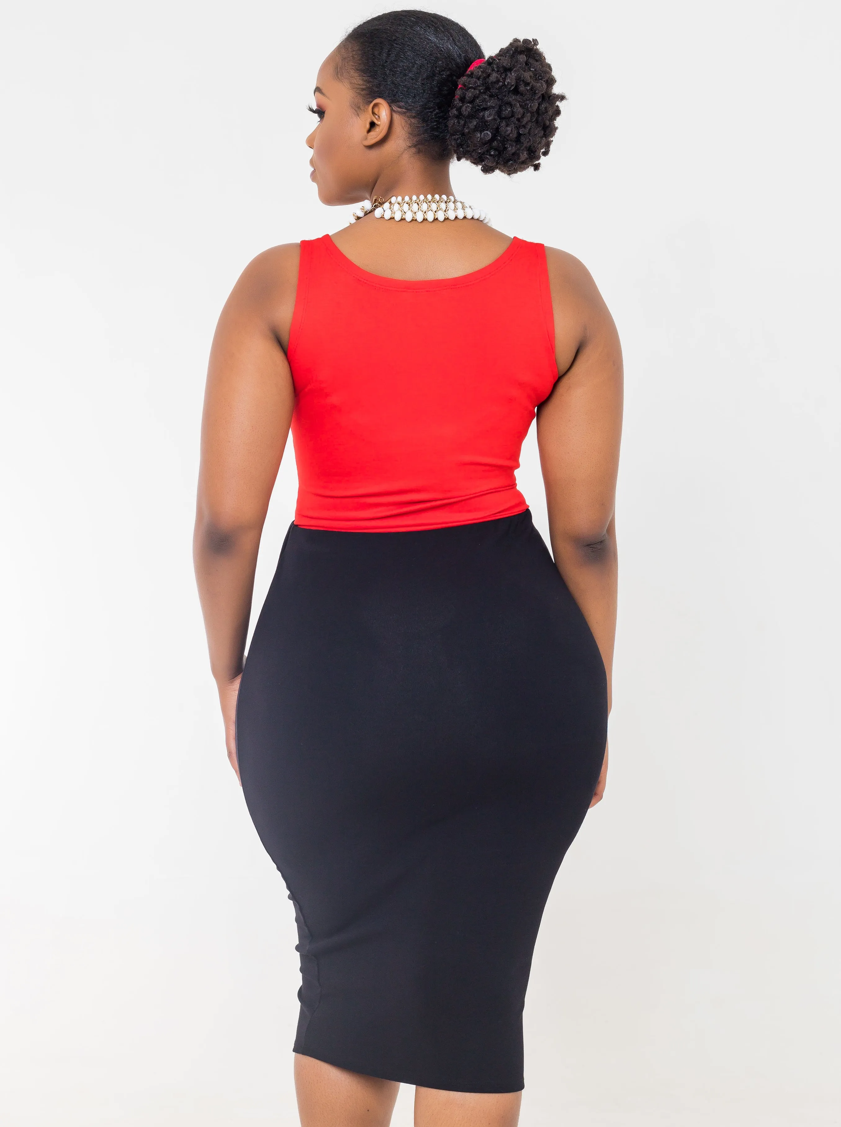 Vivo Leilah Pencil Skirt - Black