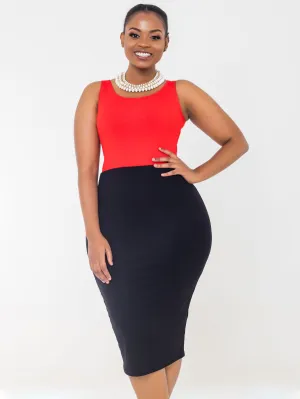 Vivo Leilah Pencil Skirt - Black