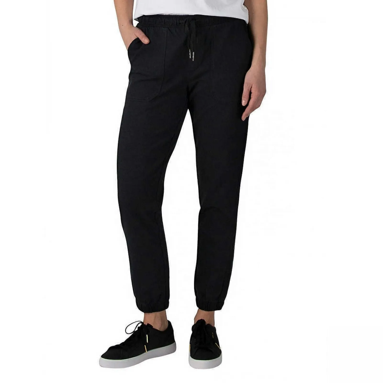 Weatherproof Vintage Women's Slim Fit Jogger Pants Black XL