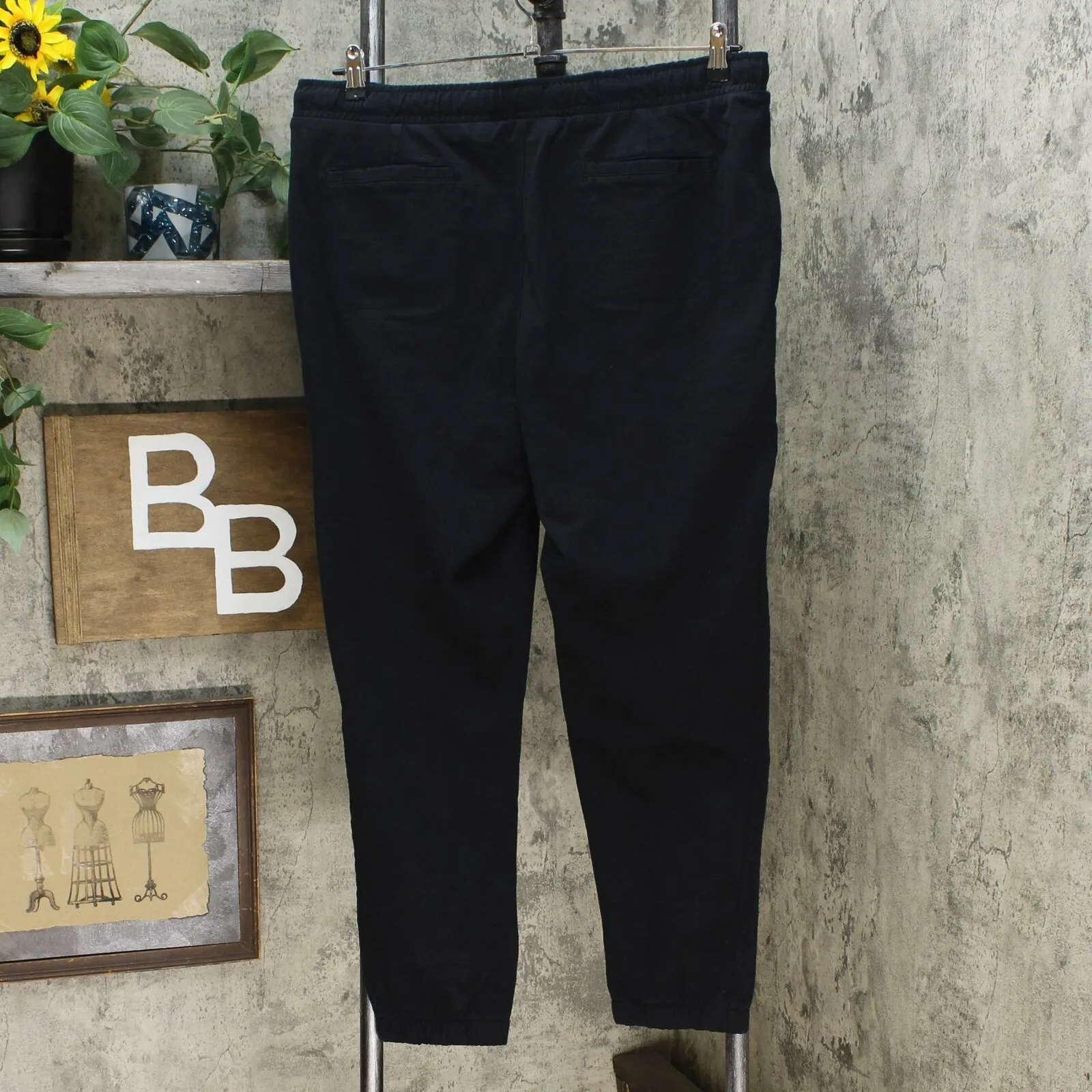 Weatherproof Vintage Women's Slim Fit Jogger Pants Black XL
