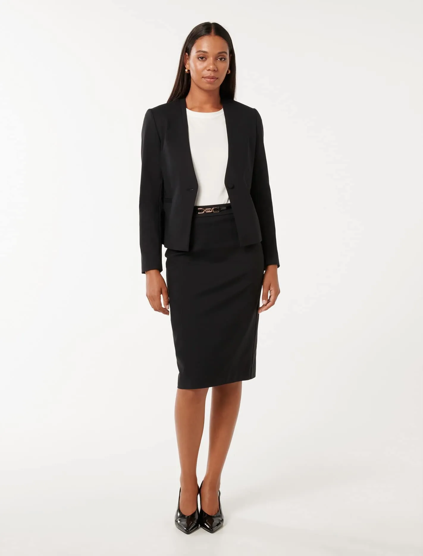 Whitney Pencil Midi Skirt