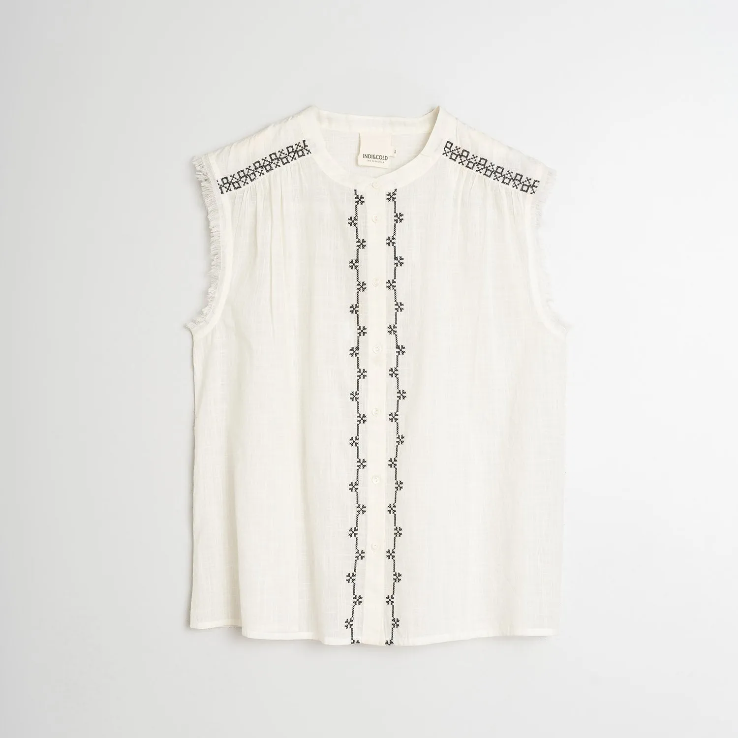 Women's Cotton Lore Sleeveless Shirt - Crudo