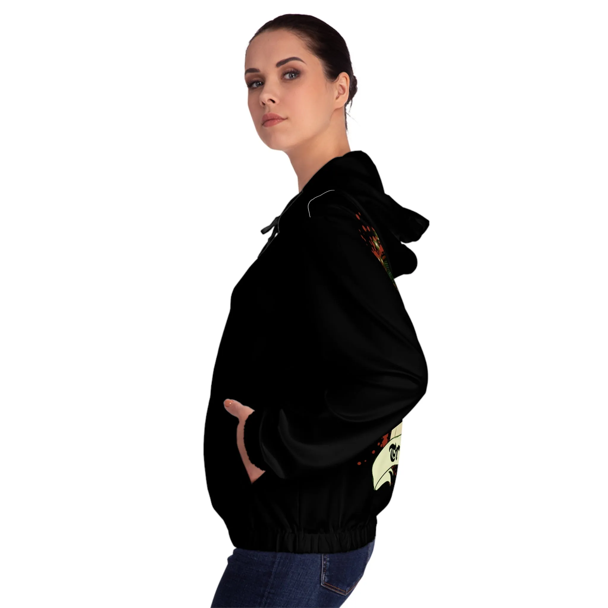 Women’s Full-Zip Hoodie (AOP)