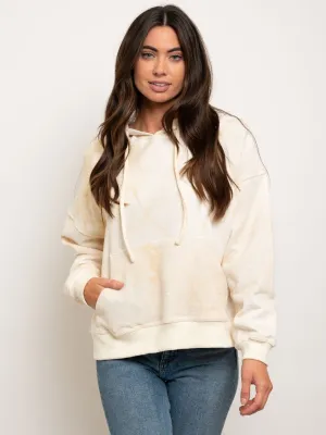 WOMEN'S TIE DYE OVERSIZED HOODIE TOP