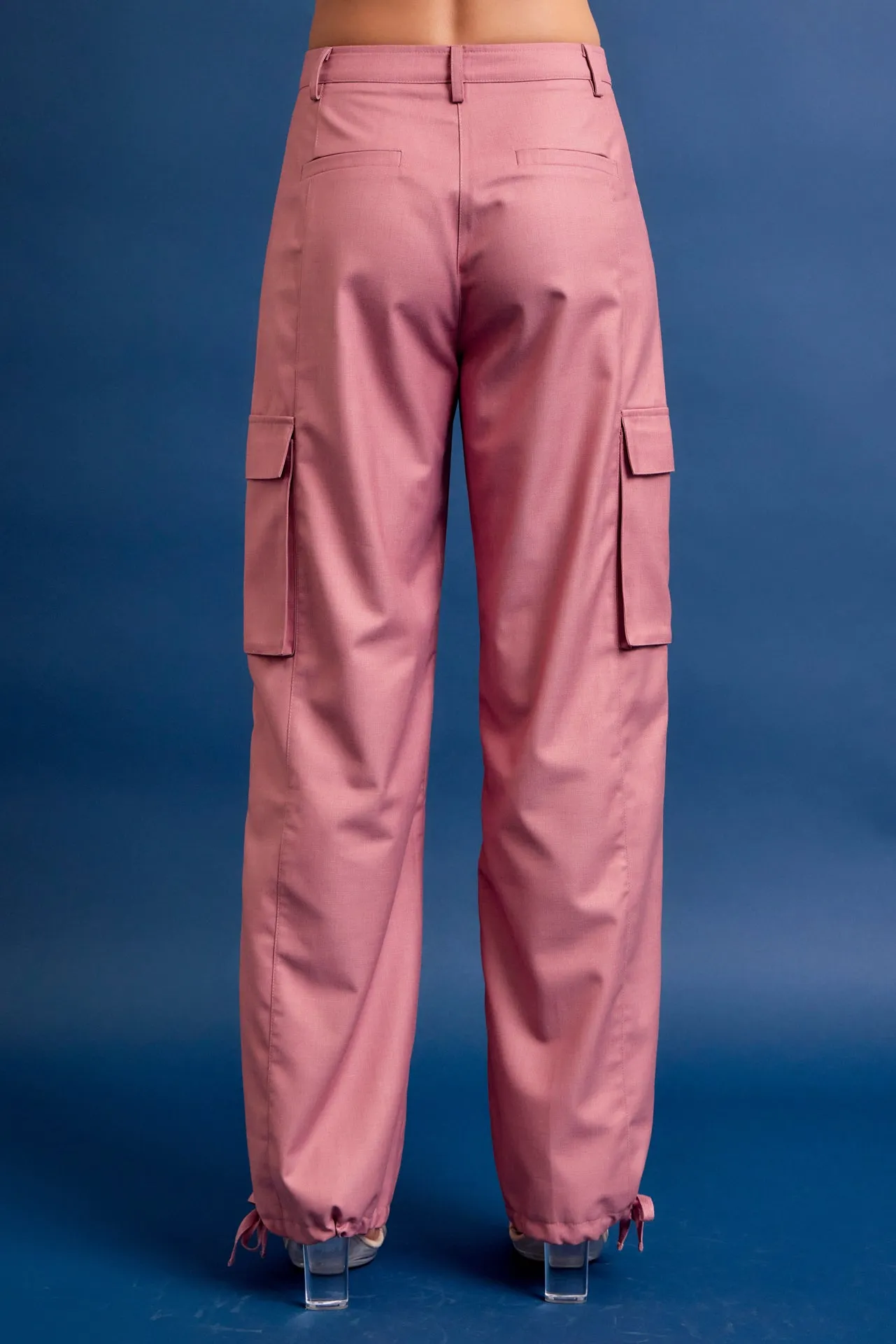 Woven Cargo Vest and Pants Set