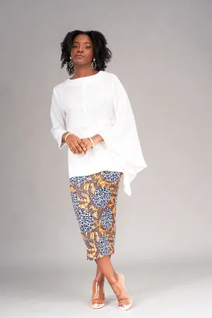 Yaayaa Draped-Sleeve Shirt